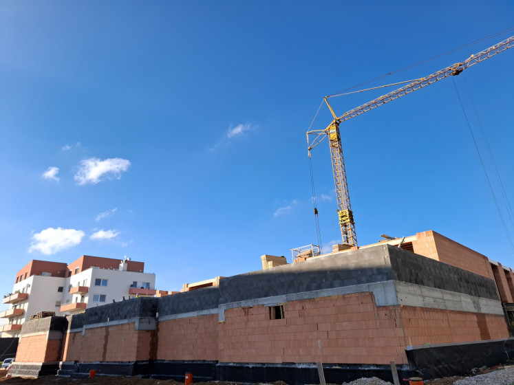 Stavba nabírá obrátky